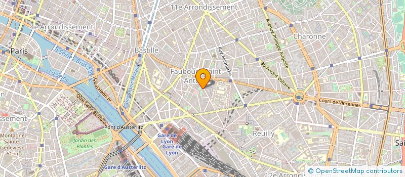 localisation de l'entreprise VISION à PARIS