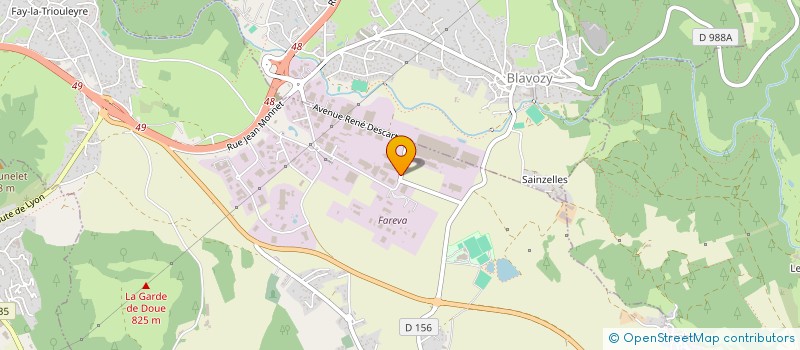 localisation de l'entreprise VISION  CHADRAC