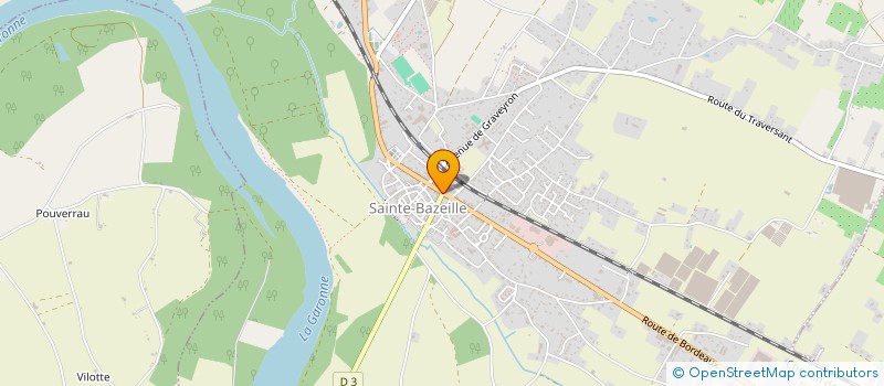 localisation de l'entreprise VISION 47 à SAINTE-BAZEILLE