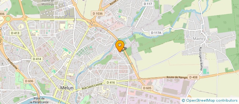 localisation de l'entreprise VISION 77 à MELUN