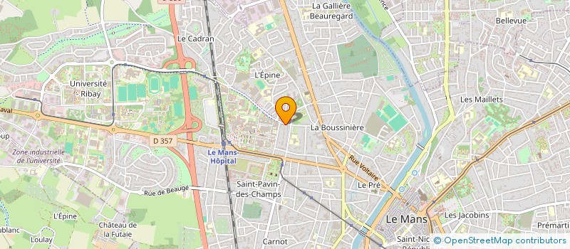 localisation de l'entreprise VISION  LE MANS