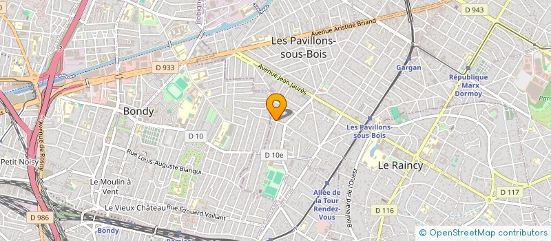 localisation de l'entreprise VISION à LES PAVILLONS-SOUS-BOIS