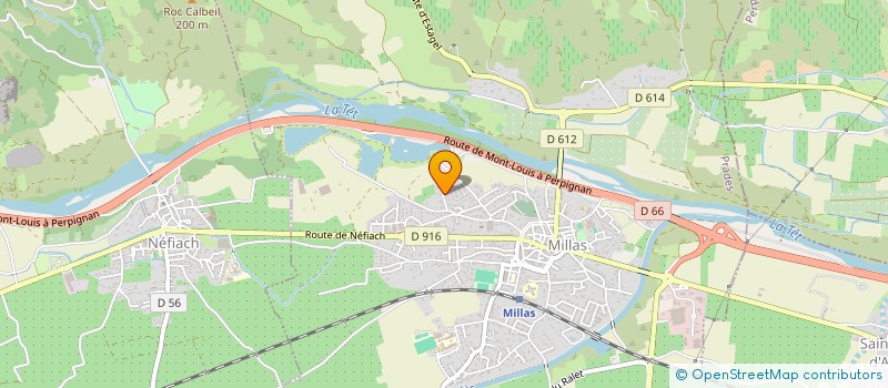 localisation de l'entreprise VISION  MILLAS