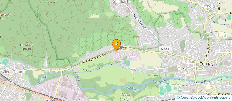 localisation de l'entreprise VISION  CERNAY