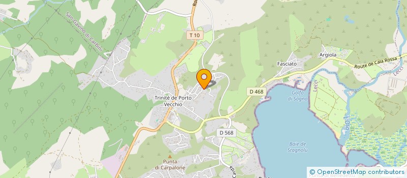 localisation de l'entreprise VISION ALUMINIUM à PORTO-VECCHIO
