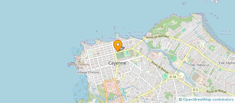 localisation de l'entreprise VISION AMAZONE à CAYENNE