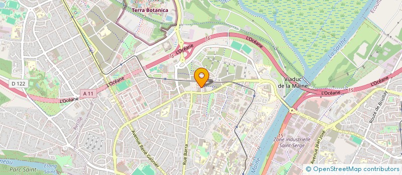 localisation de l'entreprise VISION ANGERS à ANGERS
