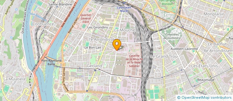localisation de l'entreprise VISION AVENIR FRANCE à LYON