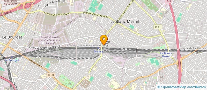 localisation de l'entreprise VISION BATIMENT à DRANCY