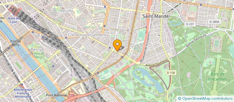 localisation de l'entreprise VISION BLEU à PARIS