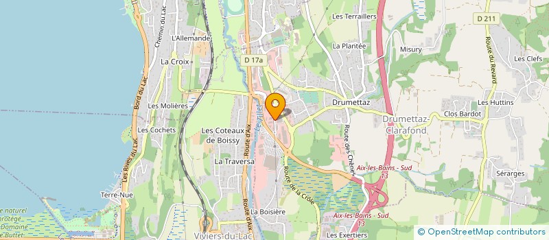 localisation de l'entreprise VISION BOIS CONSTRUCTION  DRUMETTAZ-CLARAFOND