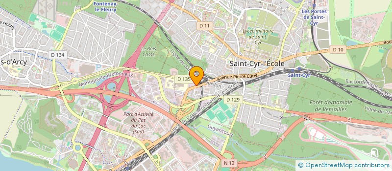 localisation de l'entreprise VISION CE à SAINT-CYR-L'ECOLE