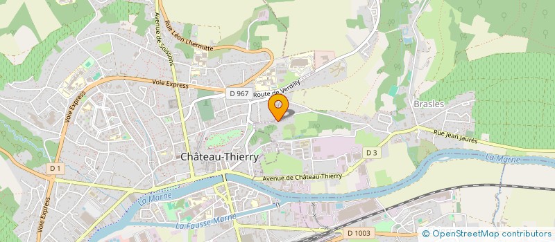 localisation de l'entreprise VISION CONTROLE  BRASLES