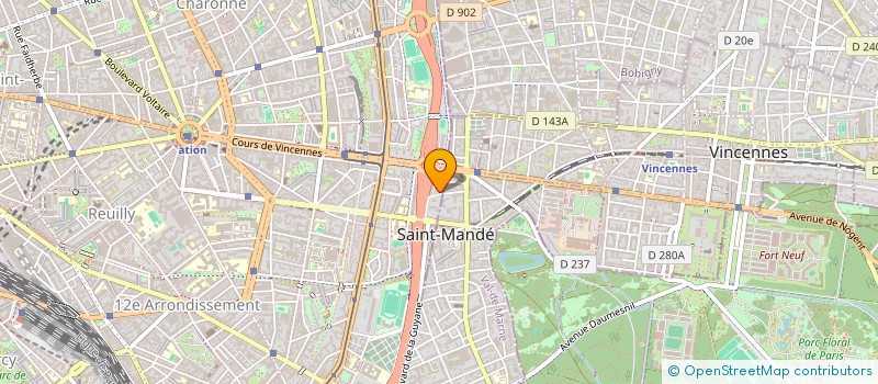 localisation de l'entreprise VISION COURSES  PARIS