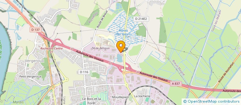 localisation de l'entreprise VISION D'AVENIR  ROCHEFORT