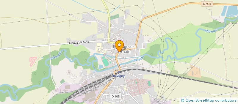 localisation de l'entreprise VISION D'ORNAIN à REVIGNY-SUR-ORNAIN