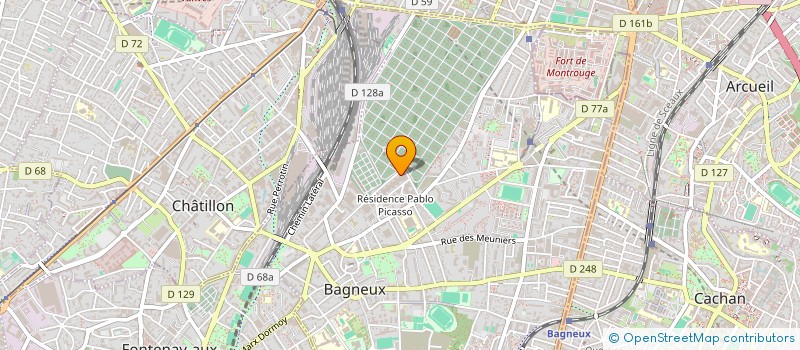 localisation de l'entreprise VISION DECOR à BAGNEUX