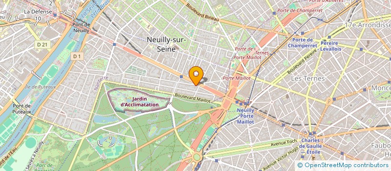 localisation de l'entreprise VISION DENTAL à NEUILLY-SUR-SEINE