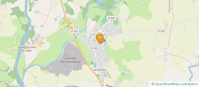 localisation de l'entreprise VISION DETECTION 53 à ENTRAMMES