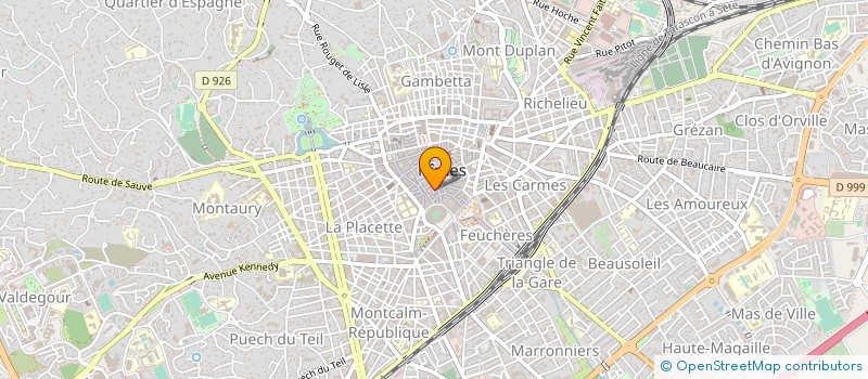 localisation de l'entreprise VISION DT  NIMES