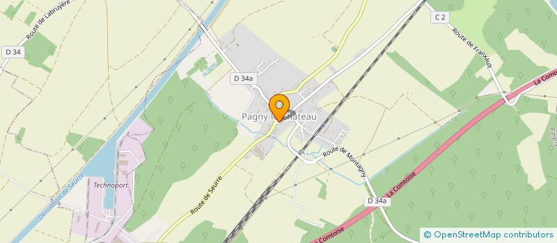 localisation de l'entreprise VISION'EDGE  PAGNY-LE-CHATEAU