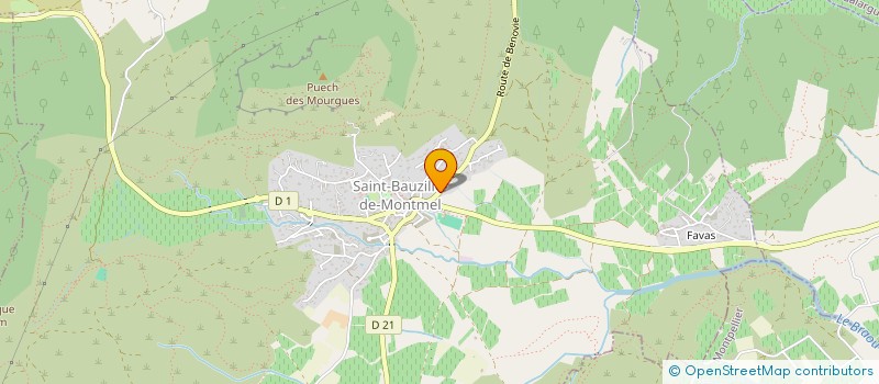 localisation de l'entreprise VISION EDT à SAINT-BAUZILLE-DE-MONTMEL