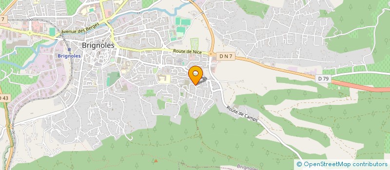 localisation de l'entreprise VISION ELECTRIQUE à BRIGNOLES