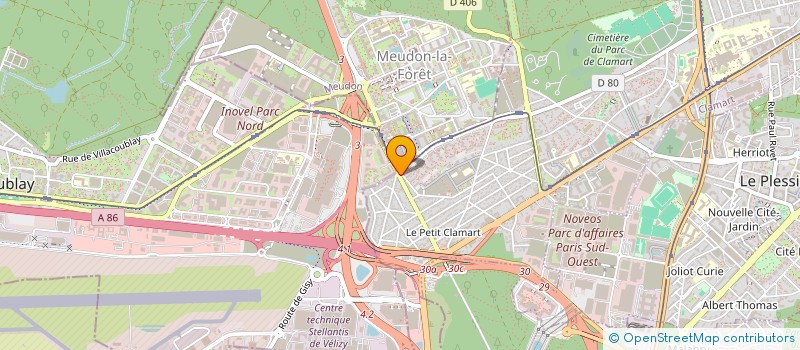 localisation de l'entreprise VISION-ESTATE à CLAMART