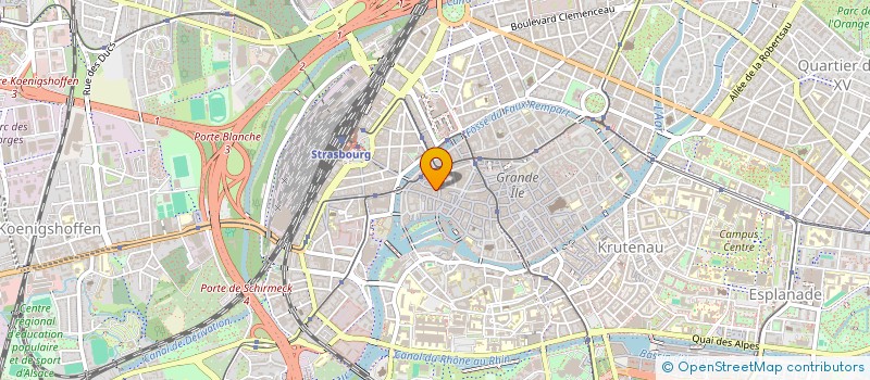 localisation de l'entreprise VISION ESTHETIQUE à STRASBOURG