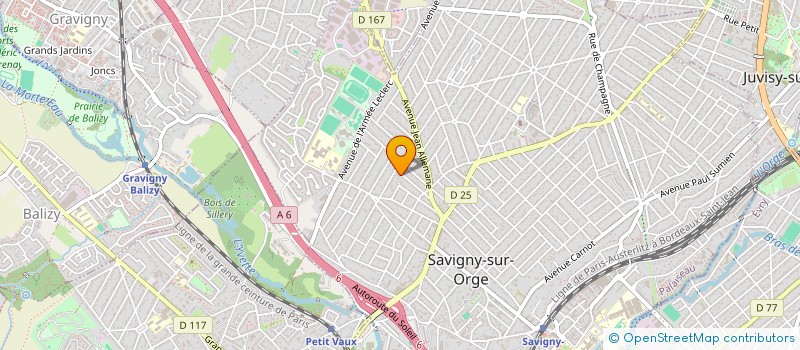 localisation de l'entreprise VISION ET PROTECTION à SAVIGNY-SUR-ORGE