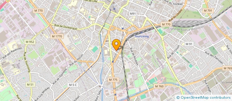 localisation de l'entreprise VISION ET VALEURS  TOURCOING