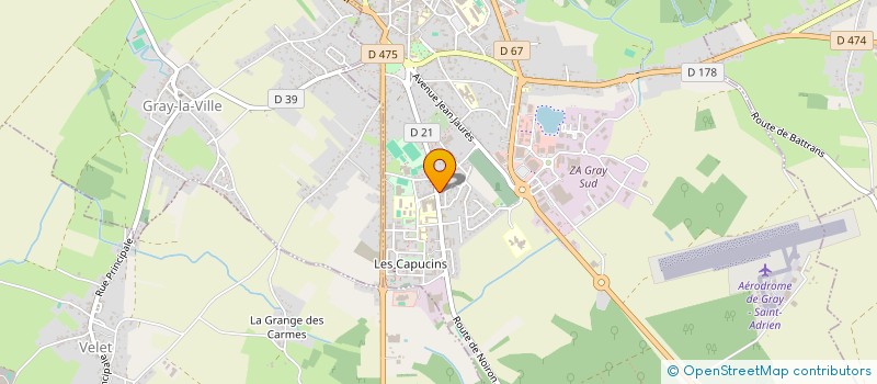 localisation de l'entreprise VISION FACADE  GRAY