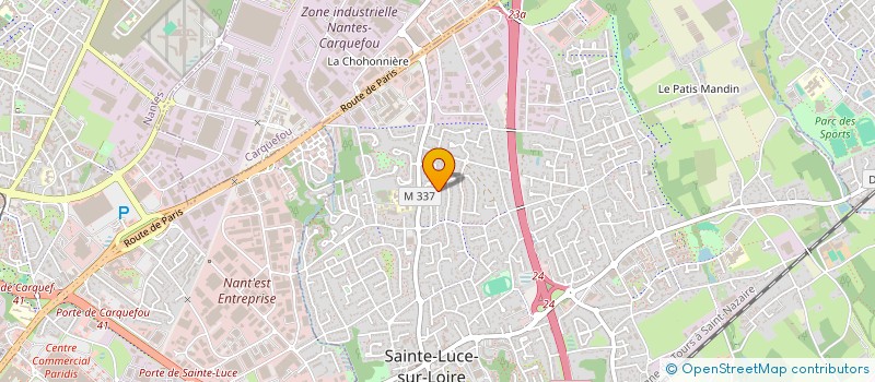 localisation de l'entreprise VISION FAMILLE  SAINTE-LUCE-SUR-LOIRE