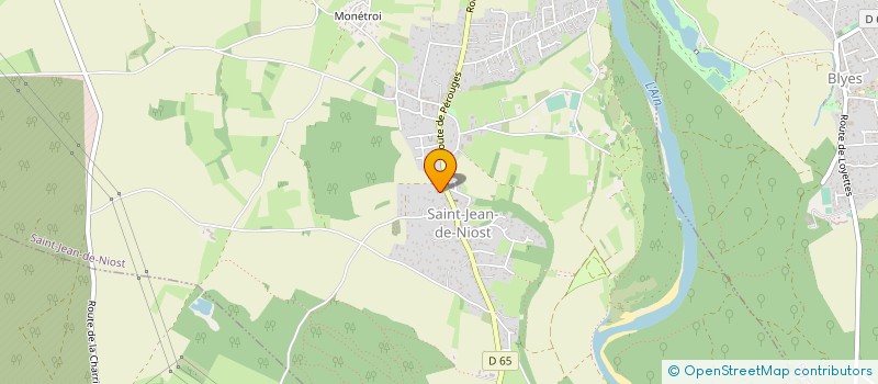 localisation de l'entreprise VISION FLUIDE  SAINT-JEAN-DE-NIOST