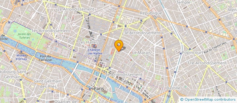localisation de l'entreprise VISION FRANCE à PARIS