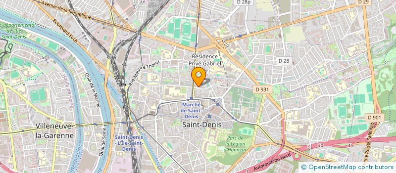 localisation de l'entreprise VISION FUTURE  SAINT-DENIS