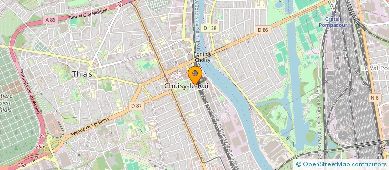 localisation de l'entreprise VISION GRANDS COMPTES à CHOISY-LE-ROI