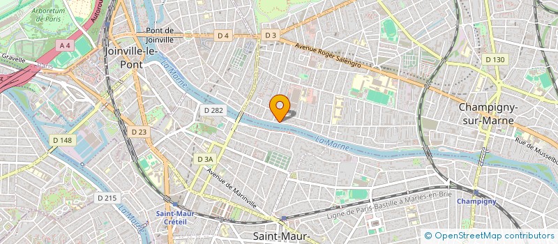 localisation de l'entreprise VISION GROUP à CHAMPIGNY-SUR-MARNE