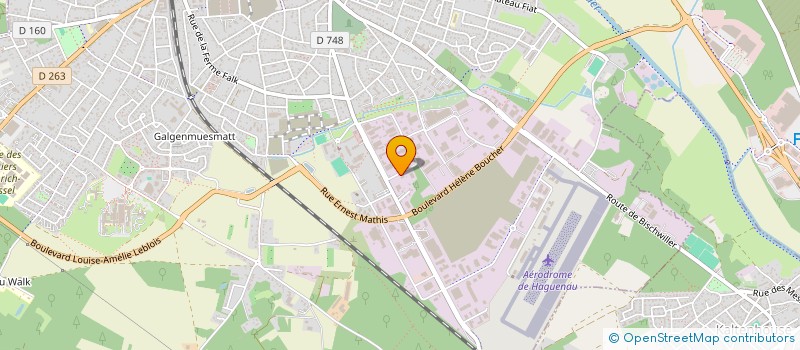 localisation de l'entreprise VISION-HAGUENAU  HAGUENAU