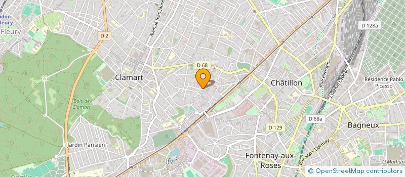localisation de l'entreprise VISION'HER  CLAMART