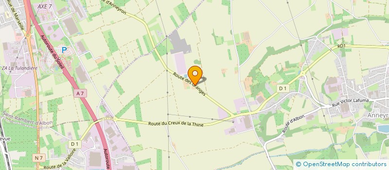 localisation de l'entreprise VISION IMMO  ANNEYRON