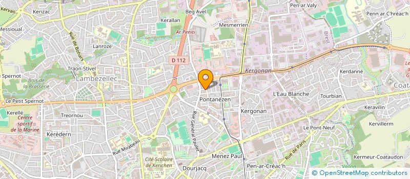 localisation de l'entreprise VISION IMMO TECH à BREST