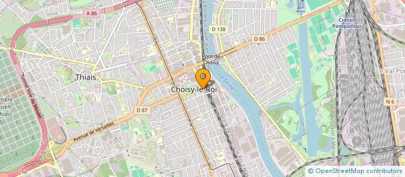 localisation de l'entreprise VISION INTERIM à CHOISY-LE-ROI