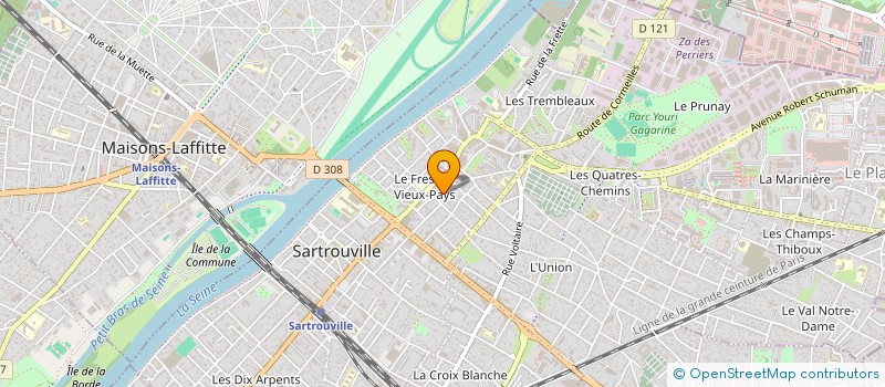 localisation de l'entreprise VISION INTERNATIONAL à SARTROUVILLE