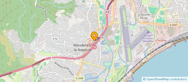 localisation de l'entreprise VISION INVESTISSEMENTS  MANDELIEU-LA-NAPOULE