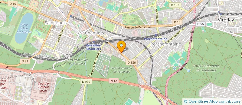 localisation de l'entreprise VISION K à VERSAILLES