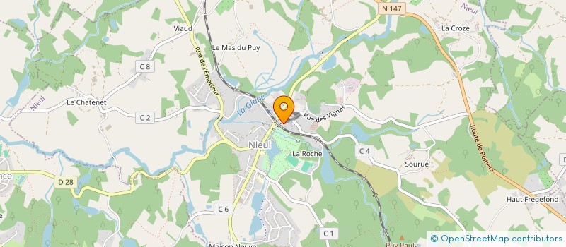 localisation de l'entreprise VISION LIMOUSIN à NIEUL