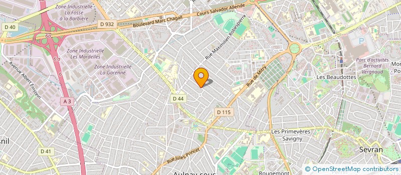 localisation de l'entreprise VISION LOINTAINE à AULNAY-SOUS-BOIS