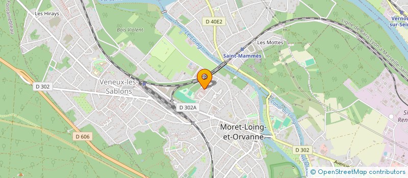 localisation de l'entreprise VISION ML  MORET-LOING-ET-ORVANNE