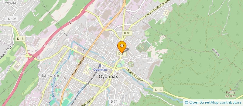 localisation de l'entreprise VISION MOULES à OYONNAX